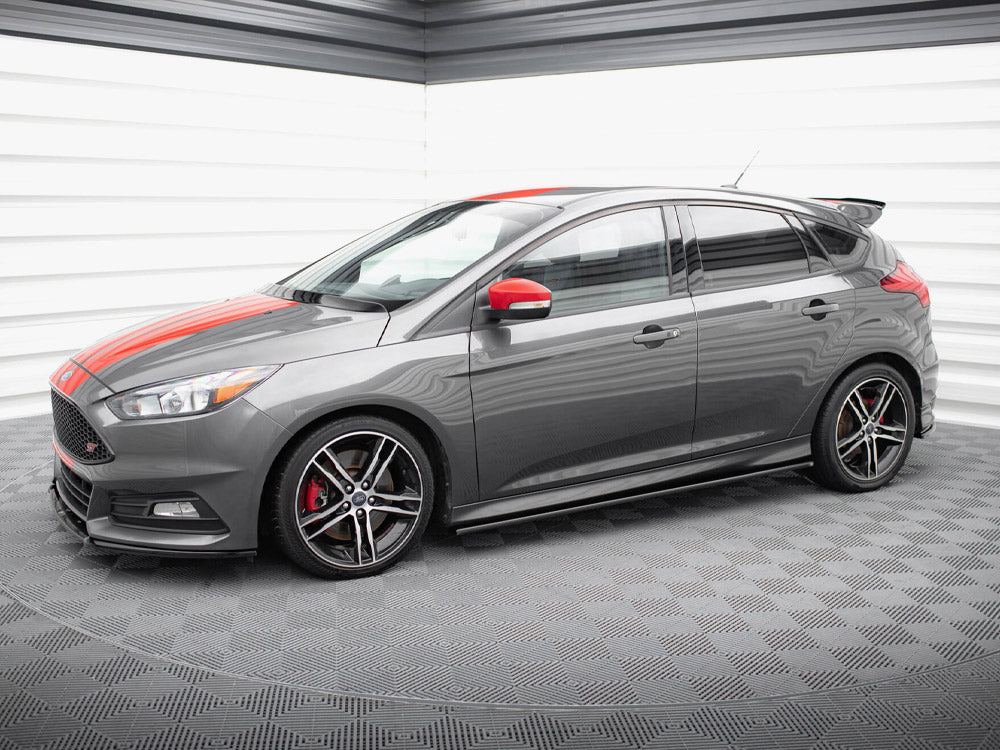 Maxton Design Side Skirts Diffusers Ford Focus ST / ST-Line Mk3 / Mk3 FL Hatchback / Estate