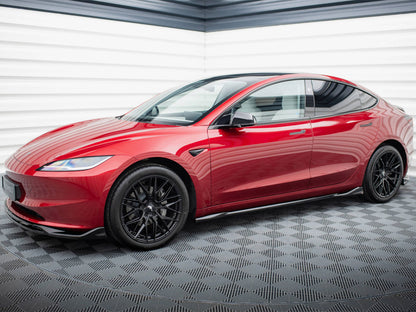 Maxton Design Side Skirts Diffusers V.1 Tesla Model 3 Mk1 / Mk1 Facelift