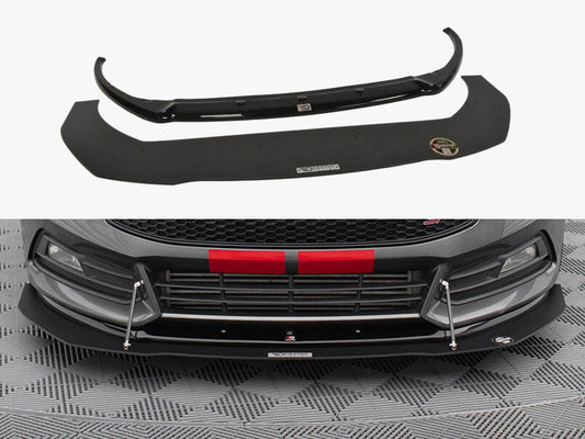Maxton Design Hybrid Front Splitter V.1 Ford Focus ST Mk3 FL