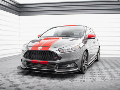 Maxton Design Racing Front Splitter V.1 Ford Focus ST Mk3 FL