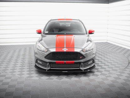 Maxton Design Racing Front Splitter V.1 Ford Focus ST Mk3 FL