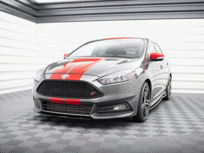 Maxton Design Racing Front Splitter V.3 Ford Focus ST Mk3 FL