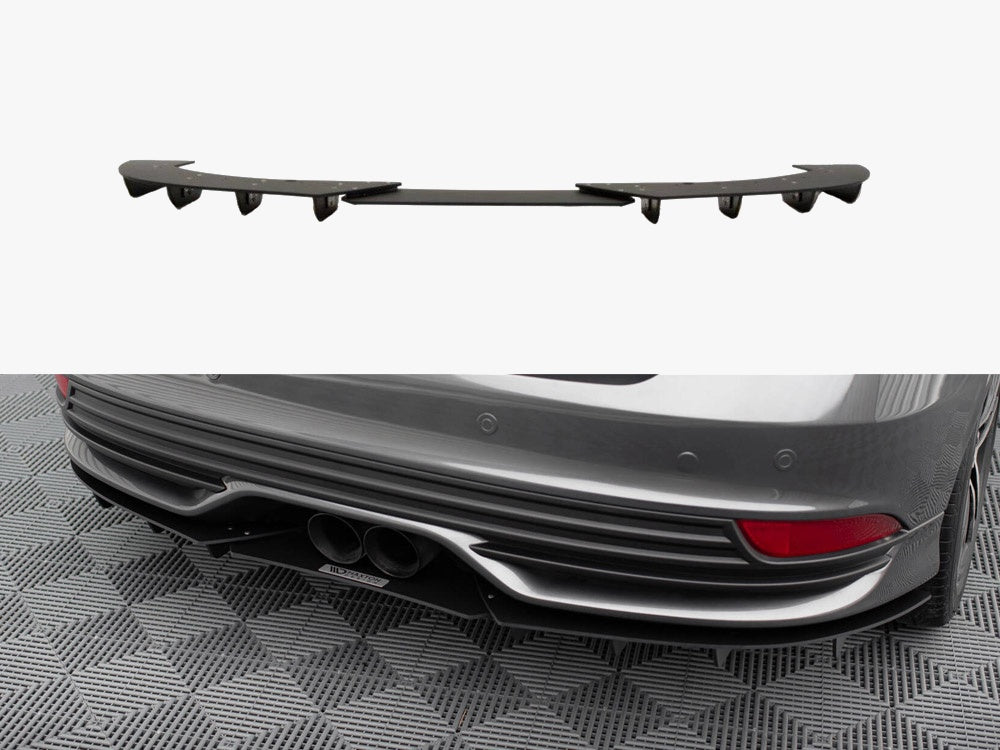 Maxton Design Rear Diffuser Ford Focus ST Mk3 FL