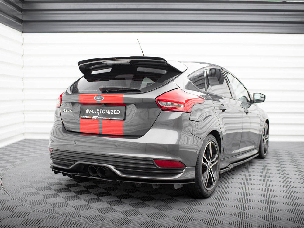 Maxton Design Rear Diffuser Ford Focus ST Mk3 FL