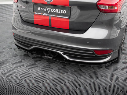Maxton Design Rear Diffuser Ford Focus ST Mk3 FL