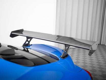 Maxton Design Carbon Spoiler With External Brackets Uprights Toyota Supra Mk5