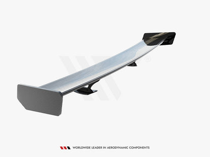 Maxton Design Carbon Spoiler With External Brackets Uprights Toyota Supra Mk5