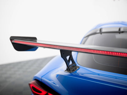 Maxton Design Carbon Spoiler With External Brackets Uprights + LED Toyota Supra Mk5