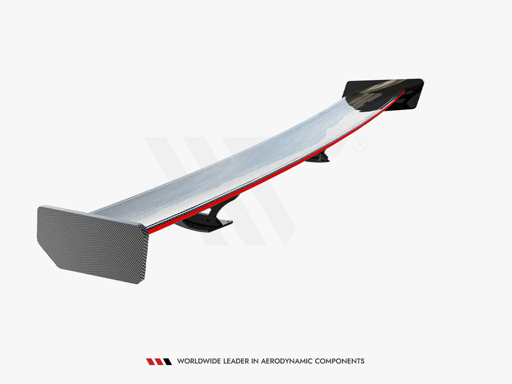 Maxton Design Carbon Spoiler With External Brackets Uprights + LED Toyota Supra Mk5