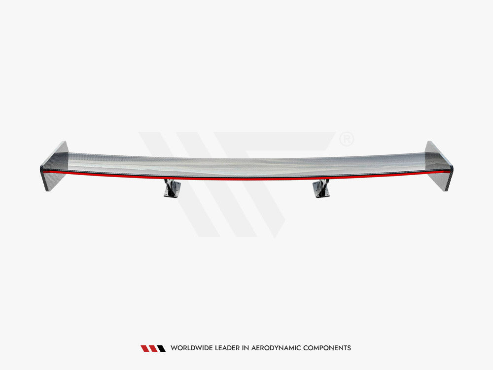 Maxton Design Carbon Spoiler With External Brackets Uprights + LED Toyota Supra Mk5