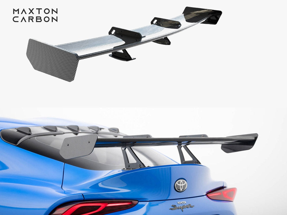 Maxton Design Carbon Spoiler With Upper Swan Mounting Toyota Supra Mk5