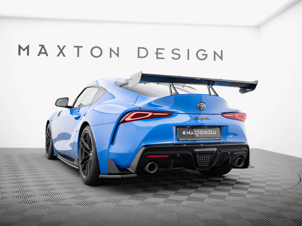 Maxton Design Carbon Spoiler With Upper Swan Mounting Toyota Supra Mk5