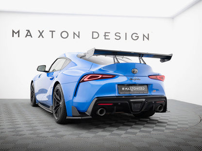 Maxton Design Carbon Spoiler With Upper Swan Mounting Toyota Supra Mk5