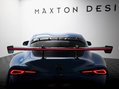 Maxton Design Carbon Spoiler With Upper Swan Mounting + LED Toyota Supra Mk5