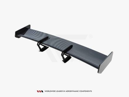Maxton Design Carbon Spoiler With Upper Swan Mounting + LED Toyota Supra Mk5