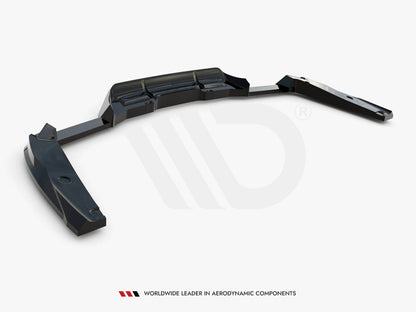 Maxton Design Rear Splitter (Vertical Bars) BMW X4 M F98