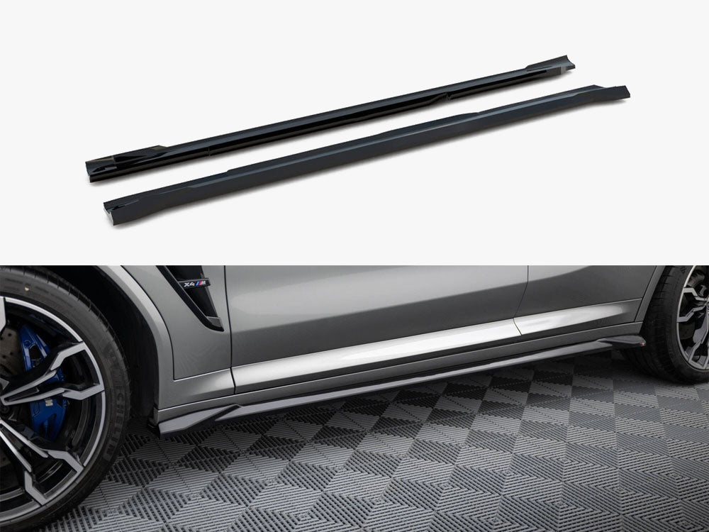 Maxton Design Side Skirts Diffusers BMW X4 M F98