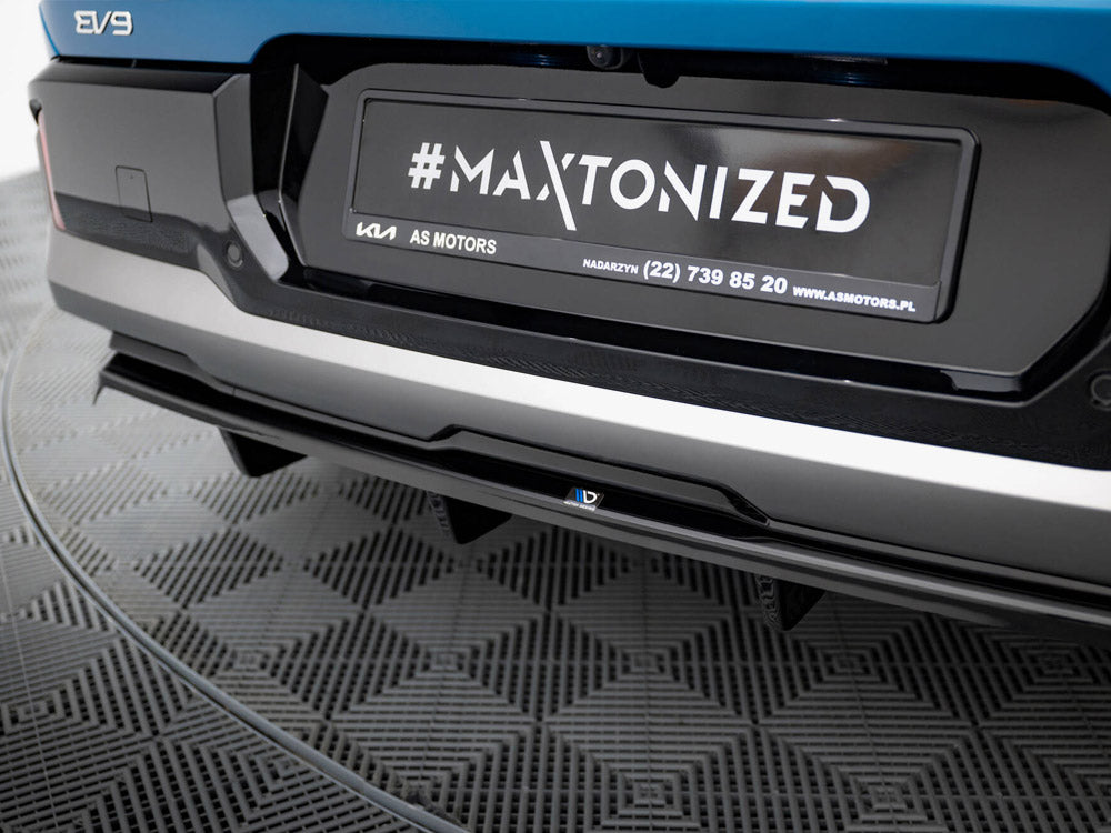 Maxton Design Rear Splitter (Vertical Bars) Kia EV9 GT-Line Mk1