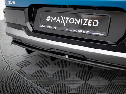 Maxton Design Rear Splitter (Vertical Bars) Kia EV9 GT-Line Mk1