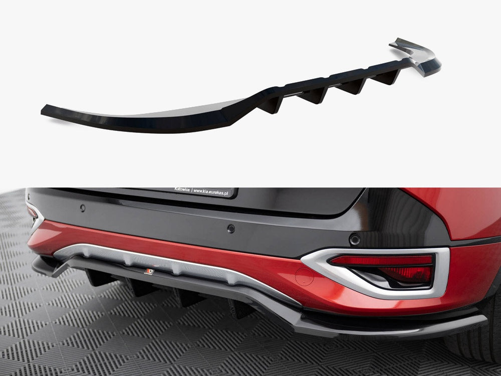 Maxton Design Rear Splitter (Vertical Bars) Kia Sportage GT-Line Mk5