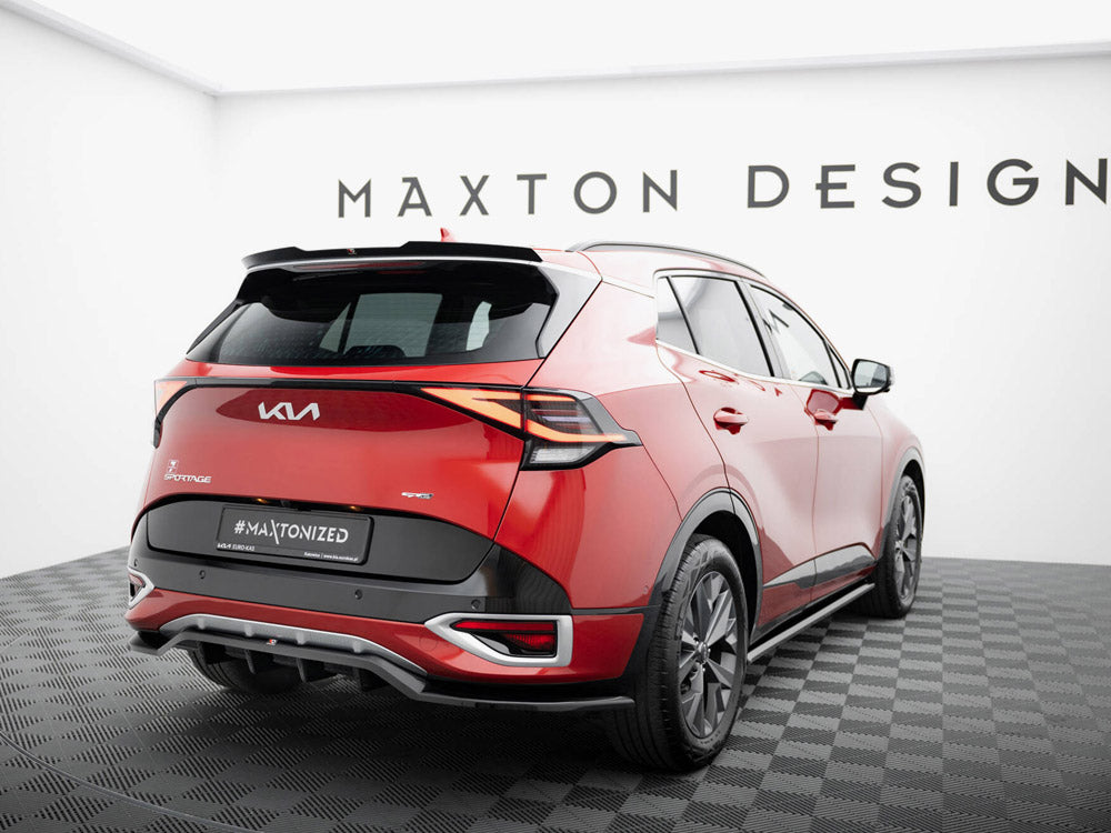 Maxton Design Rear Splitter (Vertical Bars) Kia Sportage GT-Line Mk5