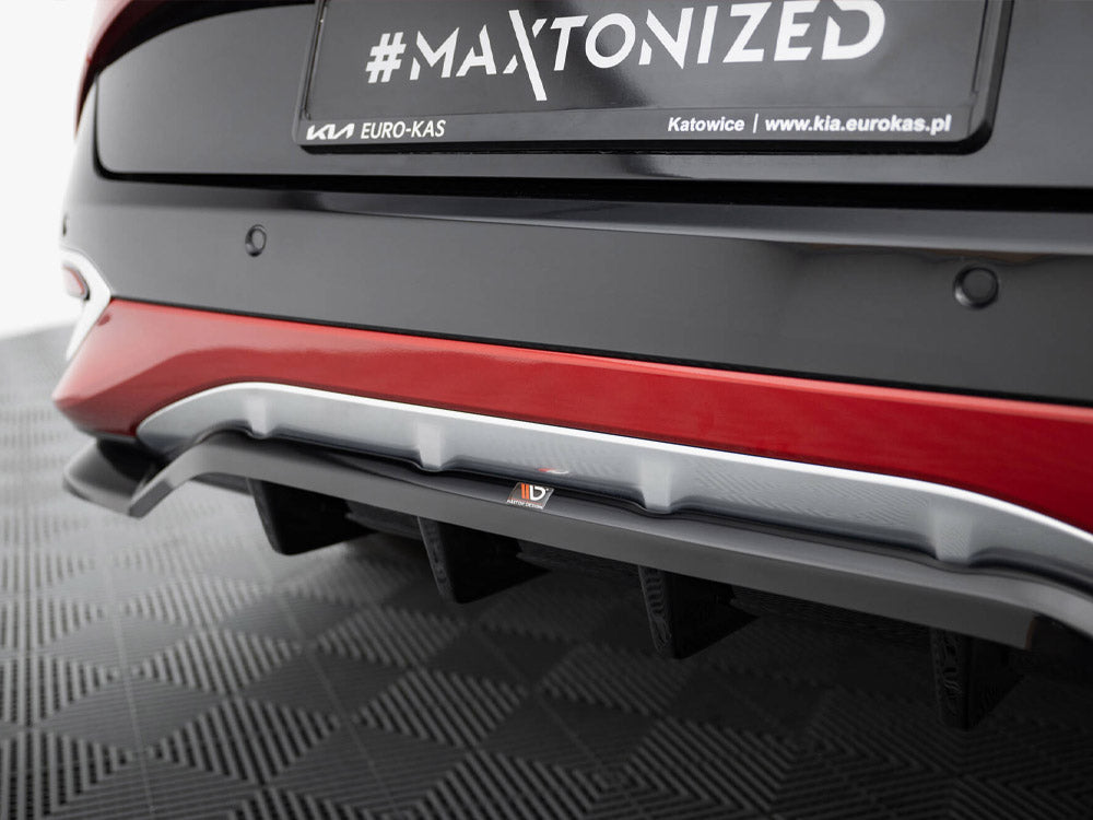 Maxton Design Rear Splitter (Vertical Bars) Kia Sportage GT-Line Mk5