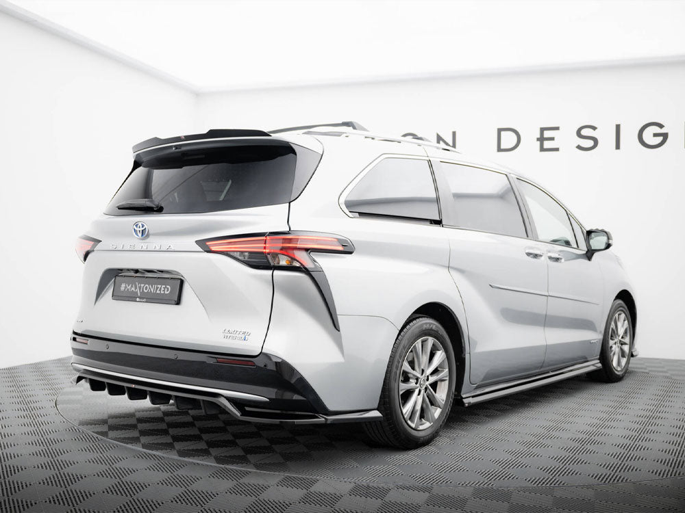 Maxton Design Rear Splitter (Vertical Bars) Toyota Sienna Mk4