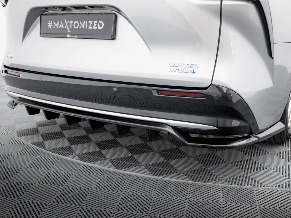 Maxton Design Rear Splitter (Vertical Bars) Toyota Sienna Mk4