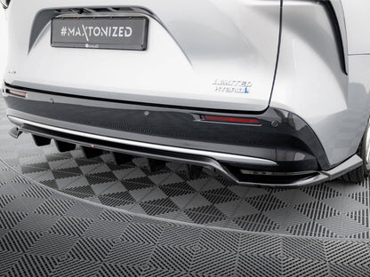 Maxton Design Rear Splitter (Vertical Bars) Toyota Sienna Mk4