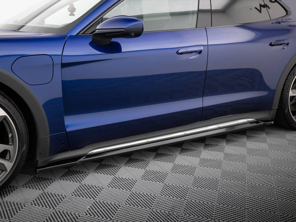 Maxton Design Side Skirts Diffusers Porsche Taycan Cross Turismo 4S