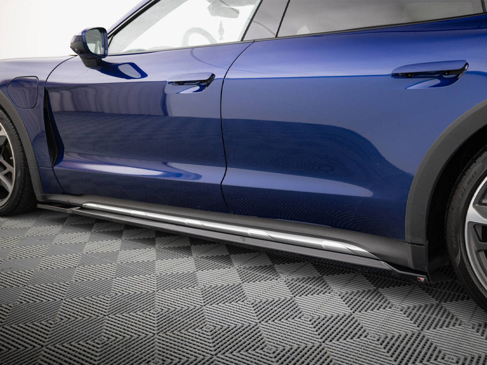 Maxton Design Side Skirts Diffusers Porsche Taycan Cross Turismo 4S
