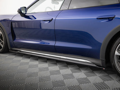 Maxton Design Side Skirts Diffusers Porsche Taycan Cross Turismo 4S