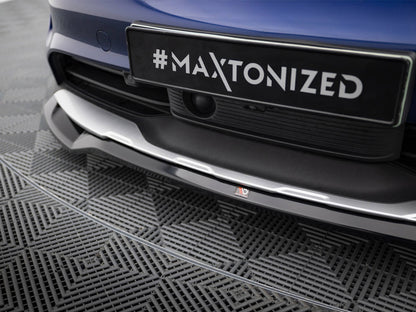 Maxton Design Front Splitter Porsche Taycan Cross Turismo 4S