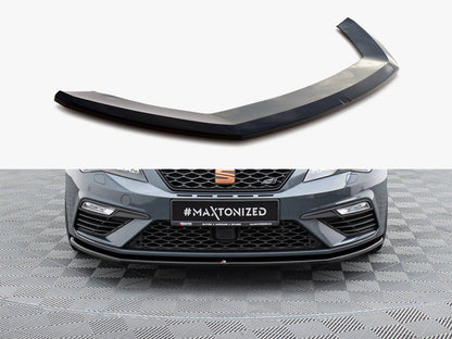 Maxton Design Front Splitter V.1 Seat Leon Cupra / FR Mk3 FL