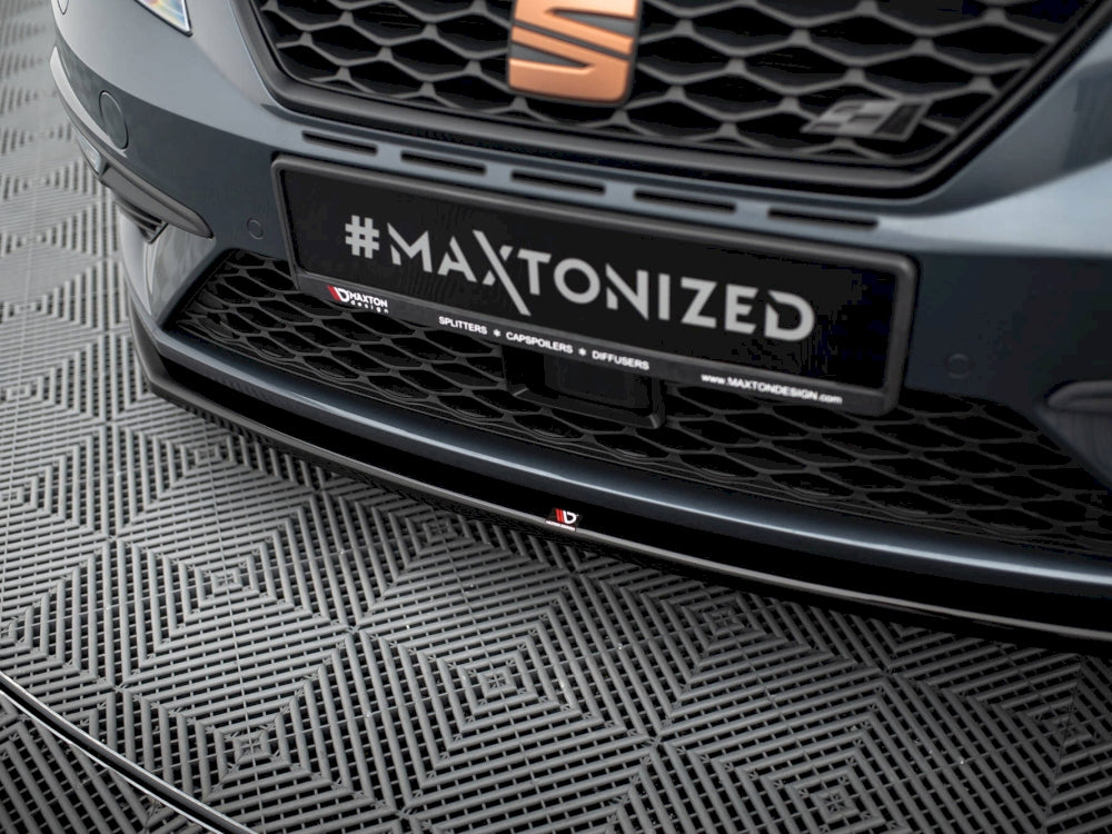 Maxton Design Front Splitter V.1 Seat Leon Cupra / FR Mk3 FL