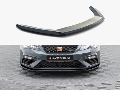 Maxton Design Front Splitter V.2 Seat Leon Cupra / FR Mk3 FL