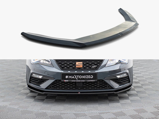 Maxton Design Front Splitter V.2 Seat Leon Cupra / FR Mk3 FL