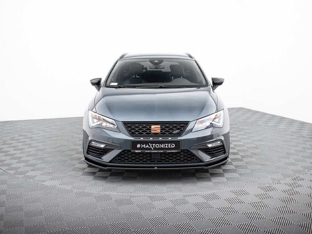 Maxton Design Front Splitter V.2 Seat Leon Cupra / FR Mk3 FL
