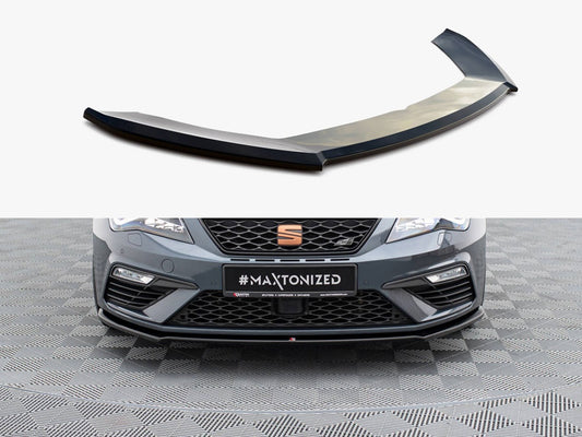 Maxton Design Front Splitter V.4 Seat Leon Cupra / FR Mk3 FL