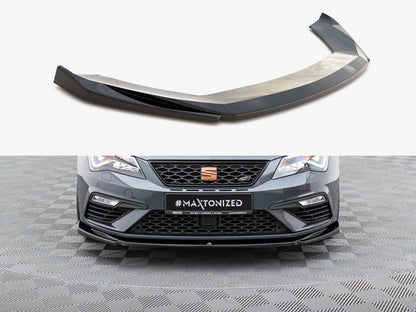 Maxton Design Front Splitter V.5 Seat Leon Cupra / FR Mk3 FL