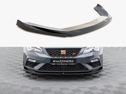 Maxton Design Front Splitter V.5 Seat Leon Cupra / FR Mk3 FL