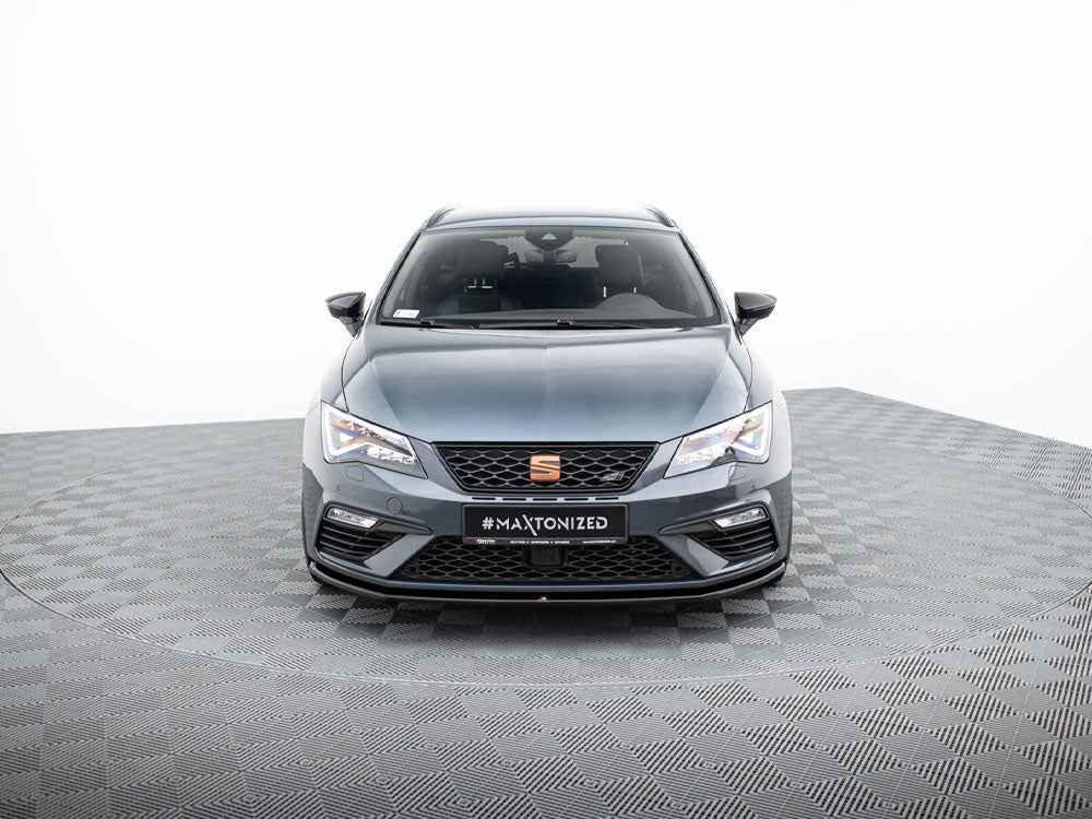 Maxton Design Front Splitter V.5 Seat Leon Cupra / FR Mk3 FL