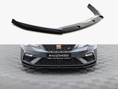 Maxton Design Front Splitter V.6 Seat Leon Cupra / FR Mk3 FL