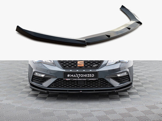 Maxton Design Front Splitter V.6 Seat Leon Cupra / FR Mk3 FL