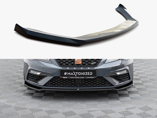 Maxton Design Front Splitter V.7 Seat Leon Cupra / FR Mk3 FL