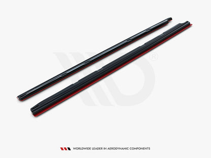 Maxton Design Side Skirts Diffusers V.3 Seat Leon Mk3 Cupra / FR Facelift