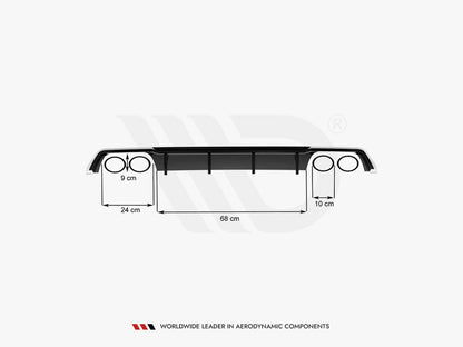 Maxton Design Rear Valance V.3 Seat Leon Cupra ST Mk3 FL