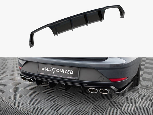 Maxton Design Rear Valance V.3 Seat Leon Cupra ST Mk3 FL
