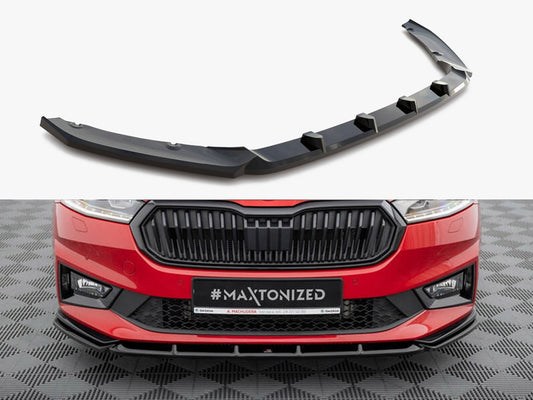 Maxton Design Front Splitter Skoda Fabia Monte Carlo Mk4
