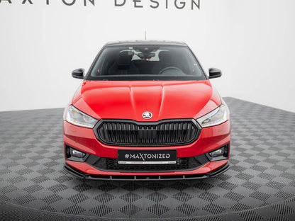 Maxton Design Front Splitter Skoda Fabia Monte Carlo Mk4